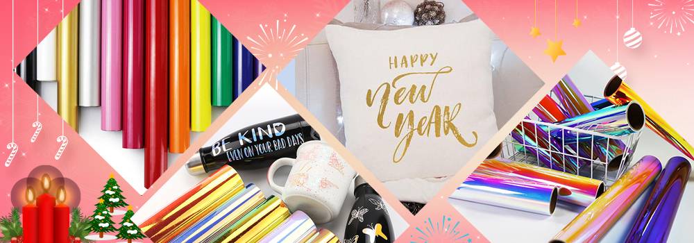 VENYL HTV banner – festive designs