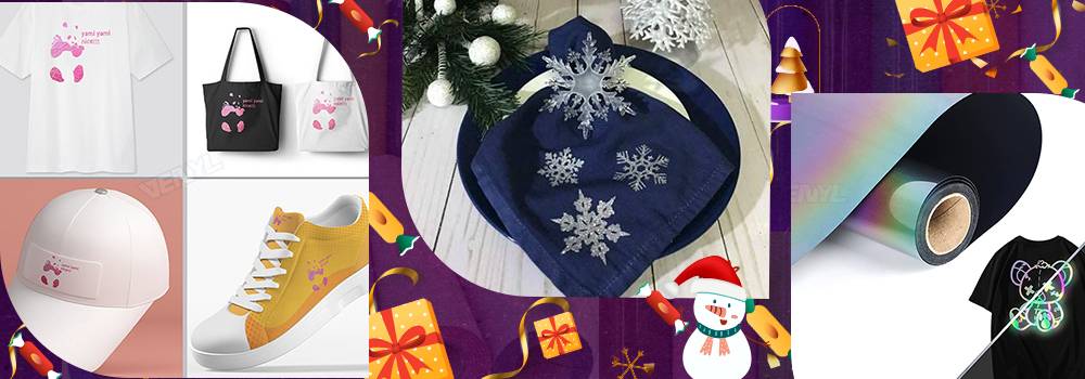 VENYL HTV banner – bags, caps and accessories